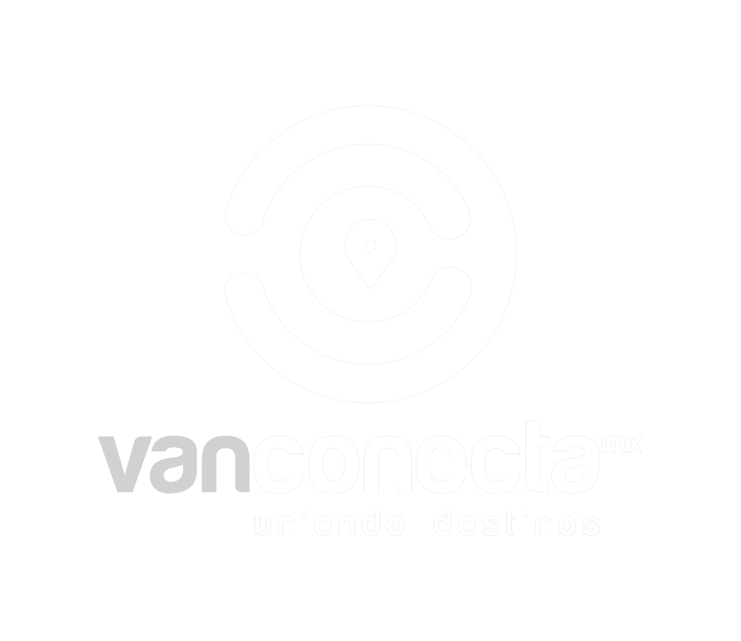 logo cuadrado van conecta mx blanco